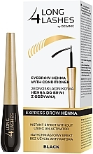 Düfte, Parfümerie und Kosmetik Augenbrauen-Conditioner mit Farbeffekt - Long4Lashes Conditioner With Eyebrow Henna