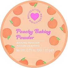 Loser Gesichtspuder Pfirsich - I Heart Revolution Loose Baking Powder Peach — Bild N2