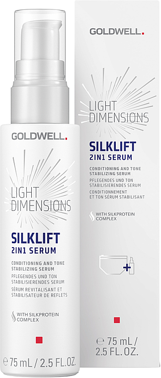 Intensives Pflegeserum - Goldwell Light Dimensions Silk Lift 2in1 Serum — Bild N1