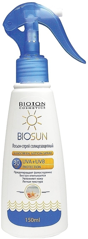 Sonnenschutzlotion-Spray SPF 30 - Bioton Cosmetics BioSun — Bild N1
