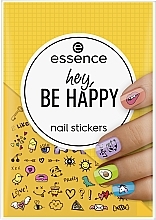 Düfte, Parfümerie und Kosmetik Dekorative Nagelsticker - Essence Hey, Be Happy! Nail Stickers