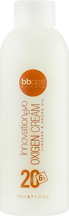Cremiges Oxidationsmittel - BBcos InnovationEvo Oxigen Cream 20 Vol — Bild N1