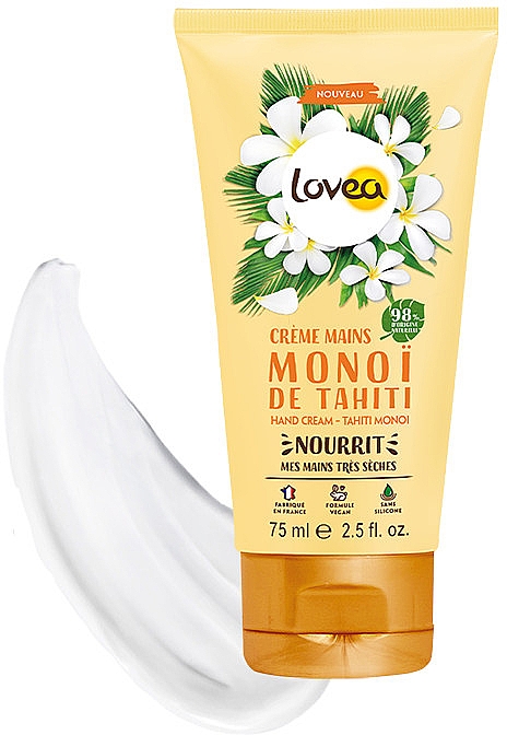 Handcreme mit Monoi - Lovea Hand Cream Tahiti Monoi — Bild N2