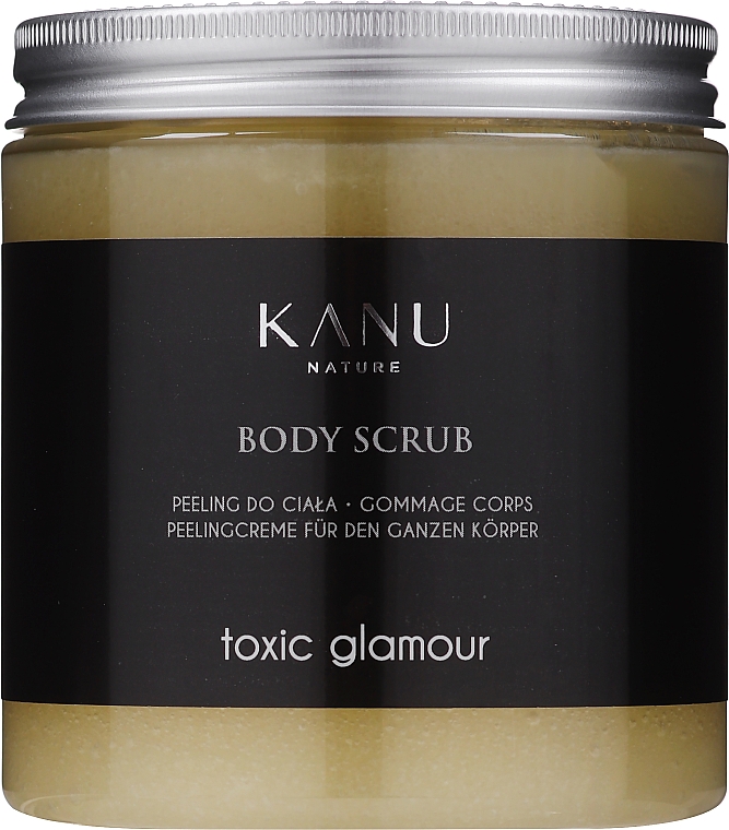 Pflegende Peelingcreme für den Körper mit Olivenöl, Kakao- und Sheabutter - Kanu Nature Toxic Glamour Body Scrub — Bild N1