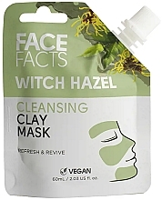 Düfte, Parfümerie und Kosmetik Ton-Gesichtsmaske mit Hamamelis - Face Facts Witch Hazel Clay Face Mask