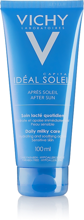 Feuchtigkeitsspendende und beruhigende After Sun Körpermilch - Vichy Ideal Soleil After Sun Daily Milky Care — Bild N1