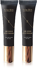 Düfte, Parfümerie und Kosmetik Augenpflegeset - Eclat Skin London 24k Gold Eye Cream Kit (Augencreme 2x15ml)