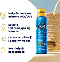 Sonnenschutzspray-Aerosol zum Bräunen SPF30 - NIVEA Sun Protect & Dry Touch Refreshing Mist SPF30 — Bild N3