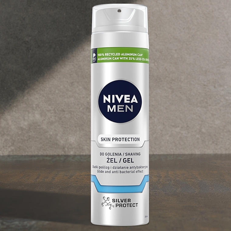 Antibakterielles Rasiergel Silver Protect - NIVEA MEN Silver Protect Shaving Gel — Foto N3
