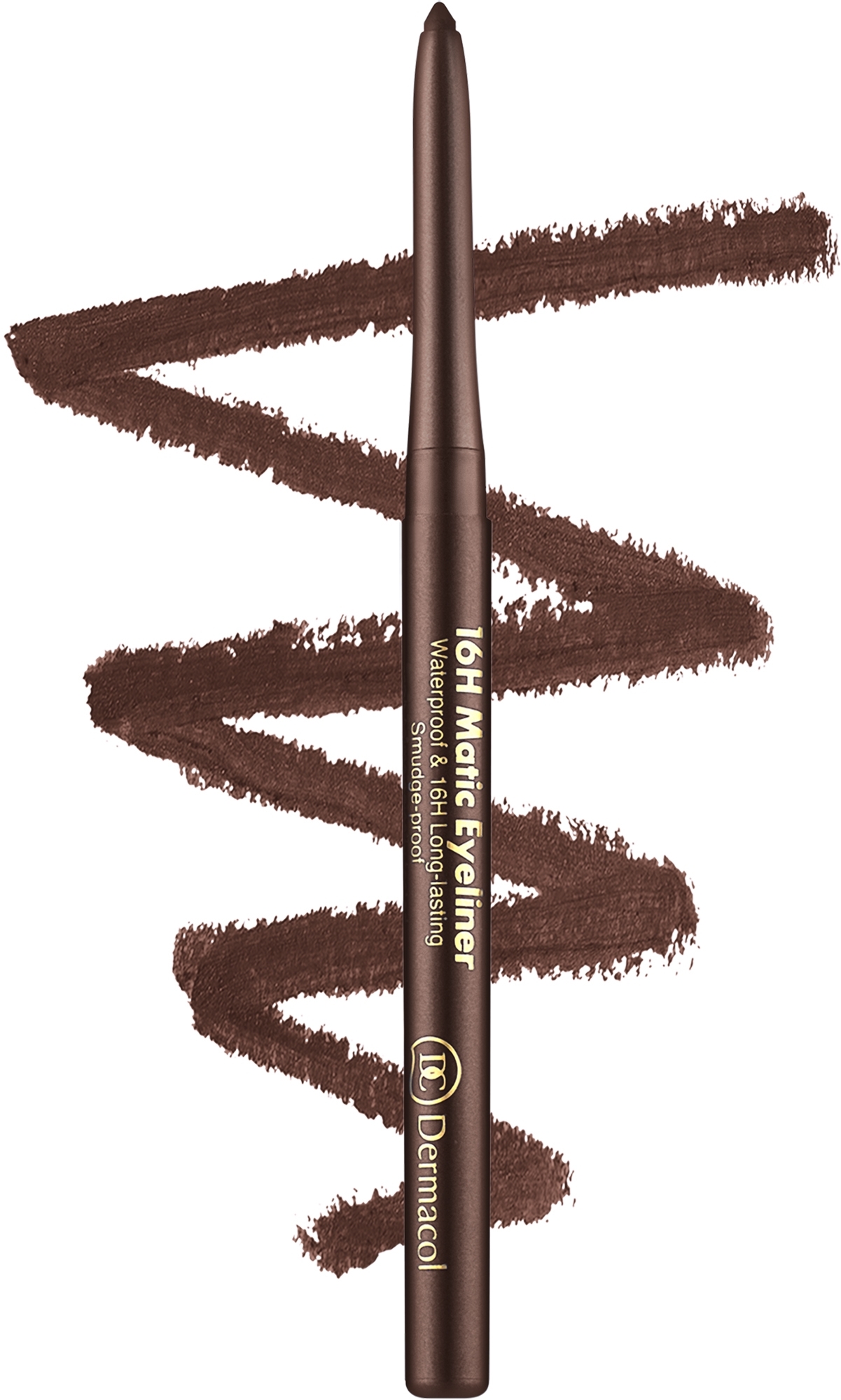 Kajalstift - Dermacol 16H Matic Eyeliner  — Bild 3 - Brown