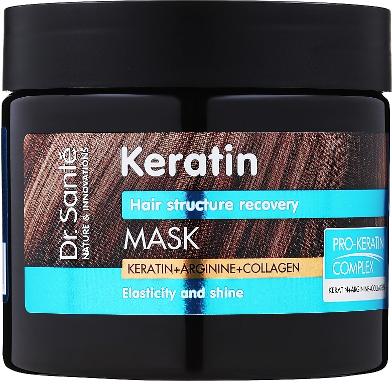 Maske für stumpfes und brüchiges Haar - Dr. Sante Keratin Mask — Bild N1