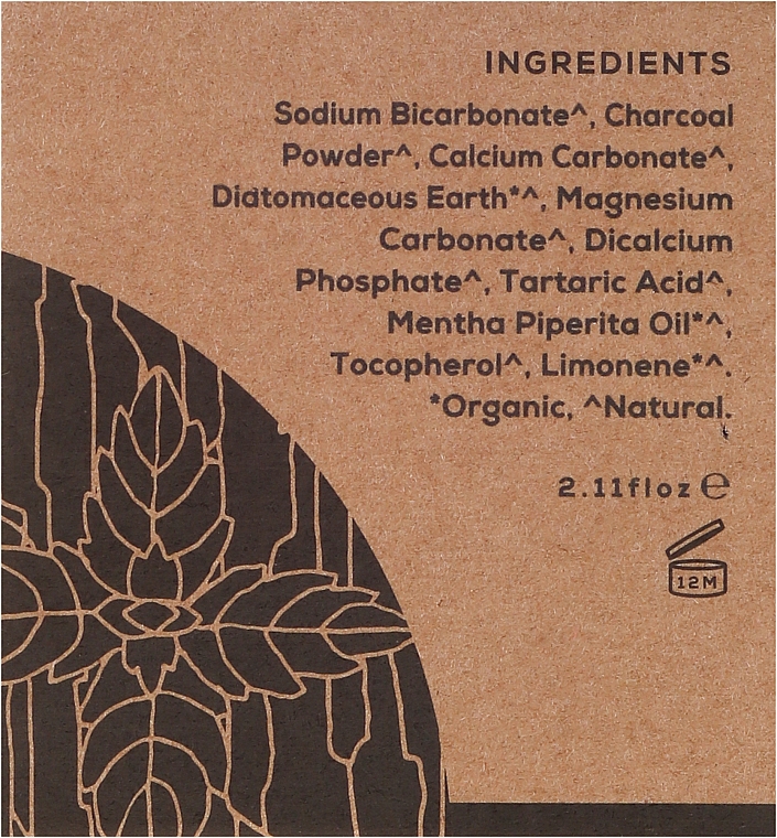 Aufhellendes natürliches Zahnpulver mit Aktivkohle - Georganics Activated Charcoal Natural Toothpowder id:436960 — Bild N3
