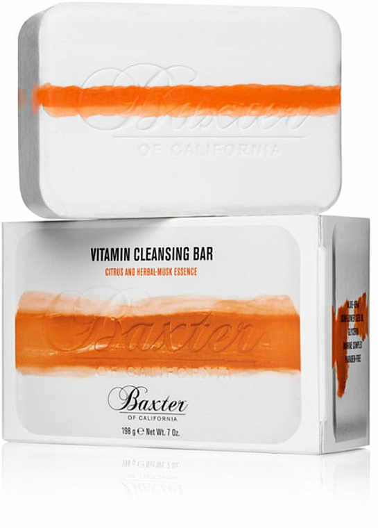Seife Zitrus & Kräuter Moschus - Baxter of California Vitamin Cleansing Bar Citrus & Herbal Musk — Bild N1