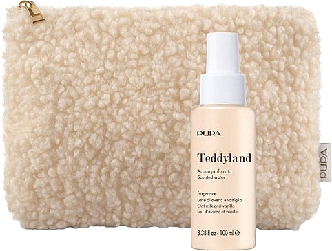 Set - Pupa Teddyland Oat Milk And Vanila (scented/water/100ml + bag) — Bild N1