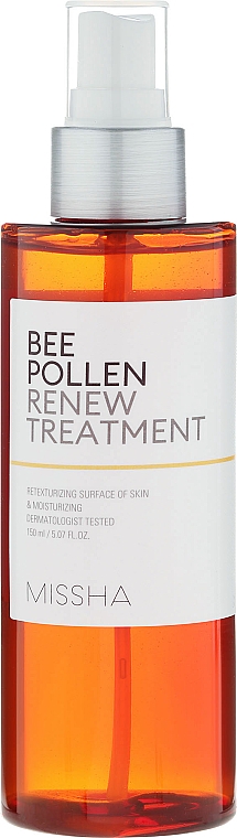Zellregenerierendes Gesichtstonikum mit Blütenpollenextrakt für sensible Haut - Missha Bee Pollen Renew Treatment — Foto N2
