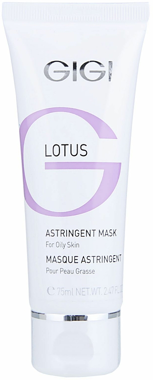 Straffende Gesichtsmaske für fettige Haut - Gigi Lotus Astringent Mask