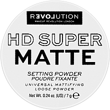 Düfte, Parfümerie und Kosmetik Mattierender loser Puder - ReLove Super HD Setting Powder
