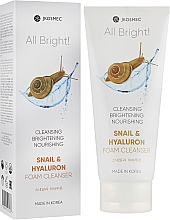 Reinigungsschaum mit Schneckenschleim und Hyaluron - Jkosmec All Bright Basic Snail And Hyaluron Foam Cleanser — Bild N1