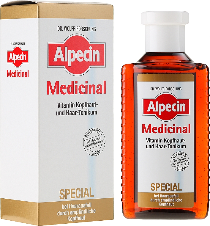 Haartonikum für empfindliche Kopfhaut für Männer - Alpecin Medicinal Special Vitamin Scalp And Hair Tonic — Bild N1