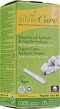 Düfte, Parfümerie und Kosmetik Tampons aus Bio-Baumwolle mit Applikator Regular 16 St. - Masmi Silver Care