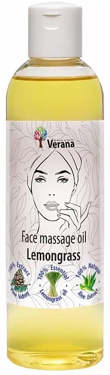 Gesichtsmassageöl Zitronengras - Verana Face Massage Oil Lemongrass  — Bild N1