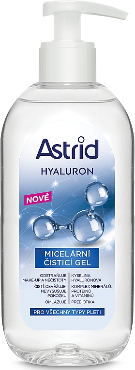Mizellares Reinigungsgel für das Gesicht mit Hyaluron - Astrid Hyaluron Micellar Cleansing Gel — Bild N1