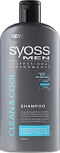 Düfte, Parfümerie und Kosmetik Shampoo für normales bis fettiges Haar - Syoss Men Cool & Clean Shampoon