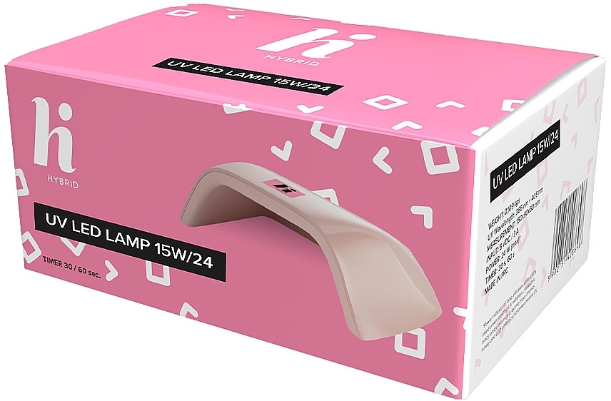 Hybridlampe rosa - Hi Hybrid UV LED Lamp 15W/24 — Bild N1