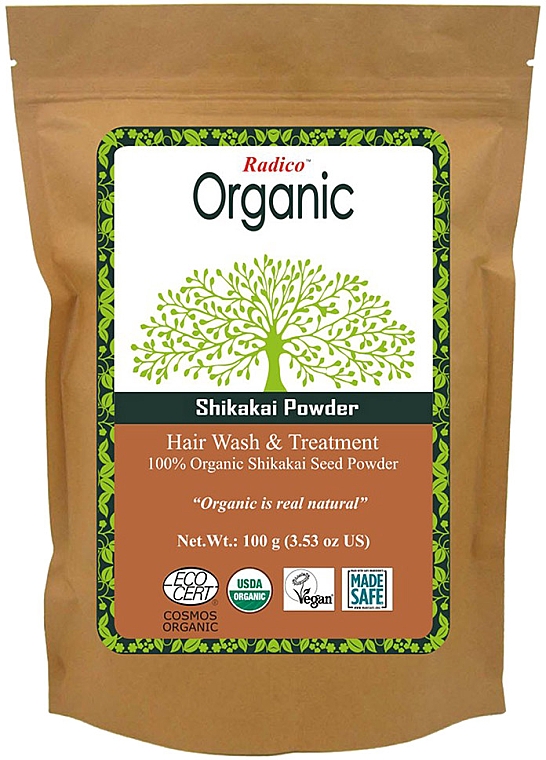 Bio-Pulver für das Haar Shikakai - Radico Organic Shikakai Powder — Bild N1