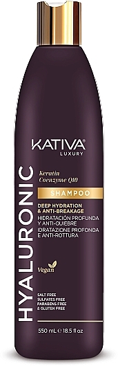 Haarshampoo - Kativa Hyaluronic Keratin & Coenzyme Q10 Shampoo — Bild N1
