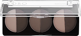 Düfte, Parfümerie und Kosmetik Augenbrauenpalette - Kobo Professional Brow Bar 