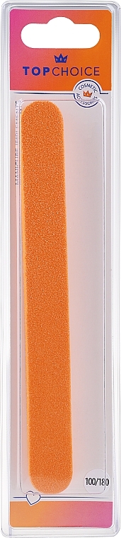 Nagelfeile 100/180 orange 70099 - Top Choice — Bild N1