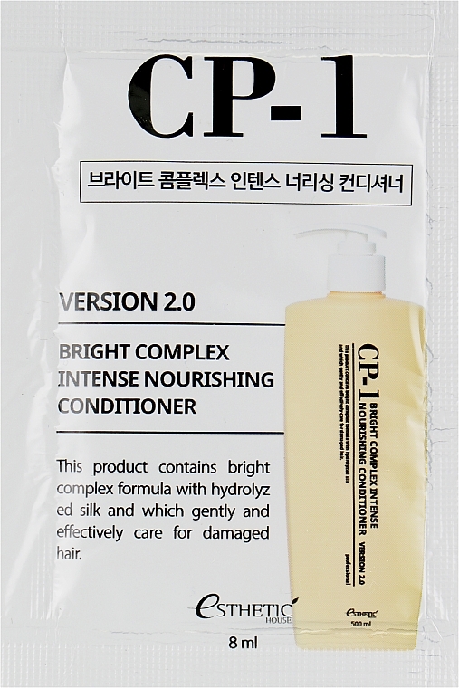 GESCHENK! Intensive Haarspülung mit Proteinen - Esthetic House CP-1 Bright Complex Intense Nourishing Conditioner (Probe)  — Bild N1