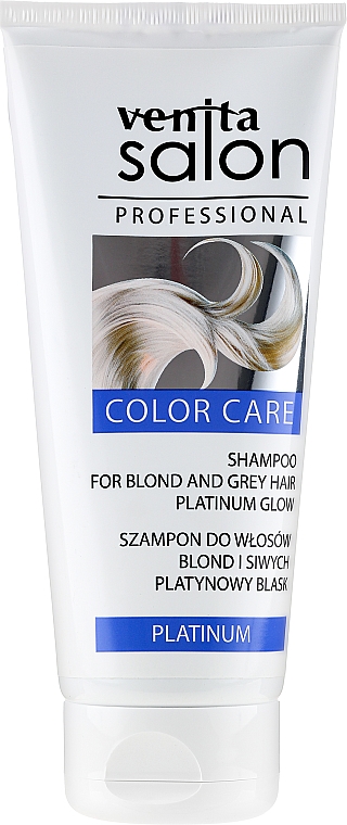Shampoo für blondes und graues Haar - Venita Salon Professional Platinum Shampoo — Bild N1