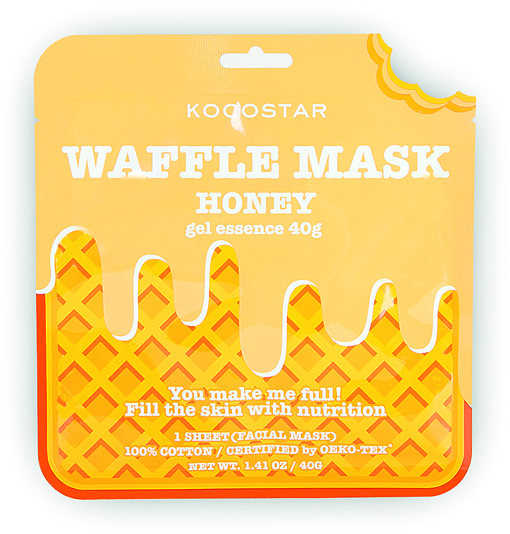 Gesichtspflegeset - Kocostar Waffle Mask Kit 5 (Tuchmasken 5x40g) — Bild N3