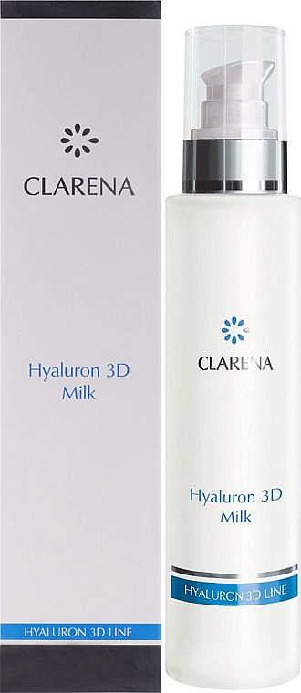 Reinigungsmilch mit 3 Hyaluronsäure-Arten - Clarena Hyaluron 3D Milk — Bild N1