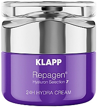 Düfte, Parfümerie und Kosmetik Feuchtigkeitsspendende Anti-Aging Gesichtscreme mit Hyaluronkomplex - Klapp Repagen Hyaluron Selection 7 24 Hydra Cream