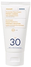 Sonnenschutzcreme für das Gesicht SPF 30 - Korres Yoghurt Sunscreen Face Cream SPF30 — Bild N1