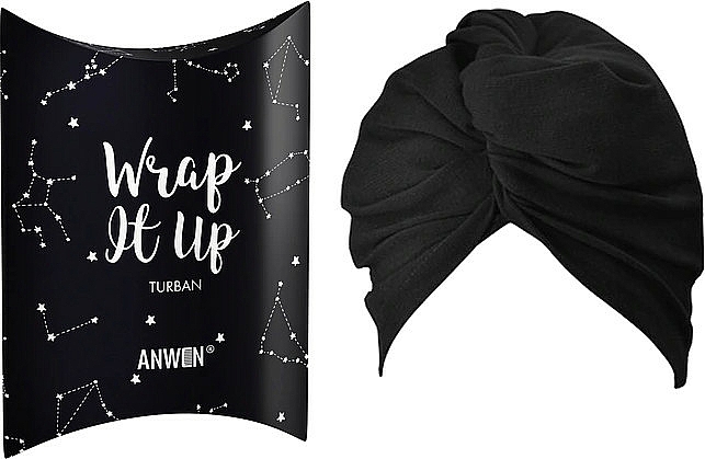 Kosmetischer Haarturban schwarz - Anwen Wrap It Up Turban — Bild N1
