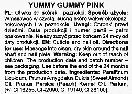Nagel- und Nagelhautöl mit Blumen rosa - Silcare Olive Yummy Gummy Pink — Foto N2