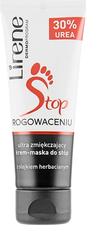 Regenerierende Creme-Maske für Füße mit 30% Hornstoff - Lirene Stop Callusness Foot Cream-Mask
