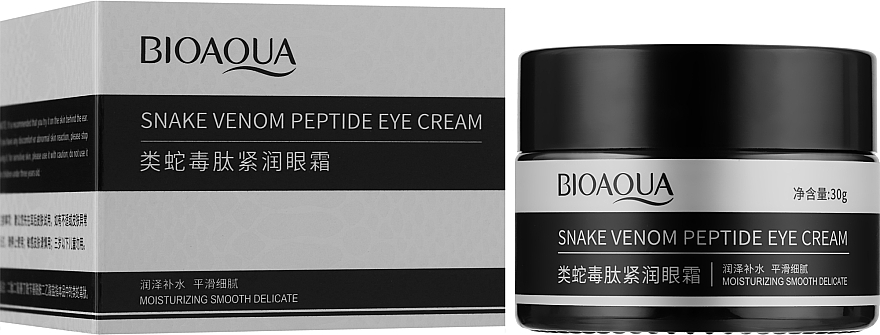 Augenkonturcreme mit Schlangengiftpeptiden - Bioaqua Snake Venom Peptide Eye Cream — Bild N2