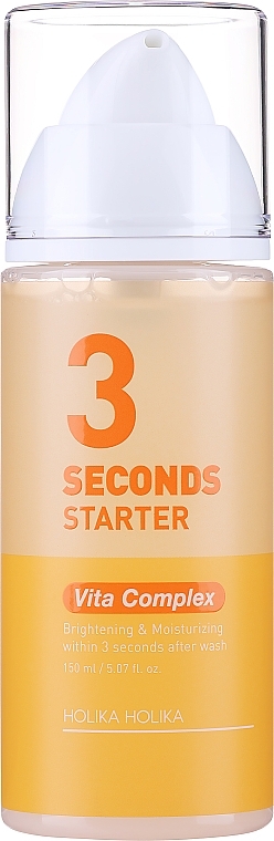 2in1 Feuchtigkeitsspendendes und ausgleichendes Gesichtsserum und Make-up Base für Problemhaut - Holika Holika 3 Seconds Starter Vita Complex