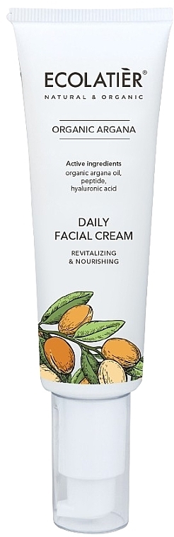 Gesichtscreme für den Tag - Ecolatier Organic Argana Daily Facial Cream — Bild N1