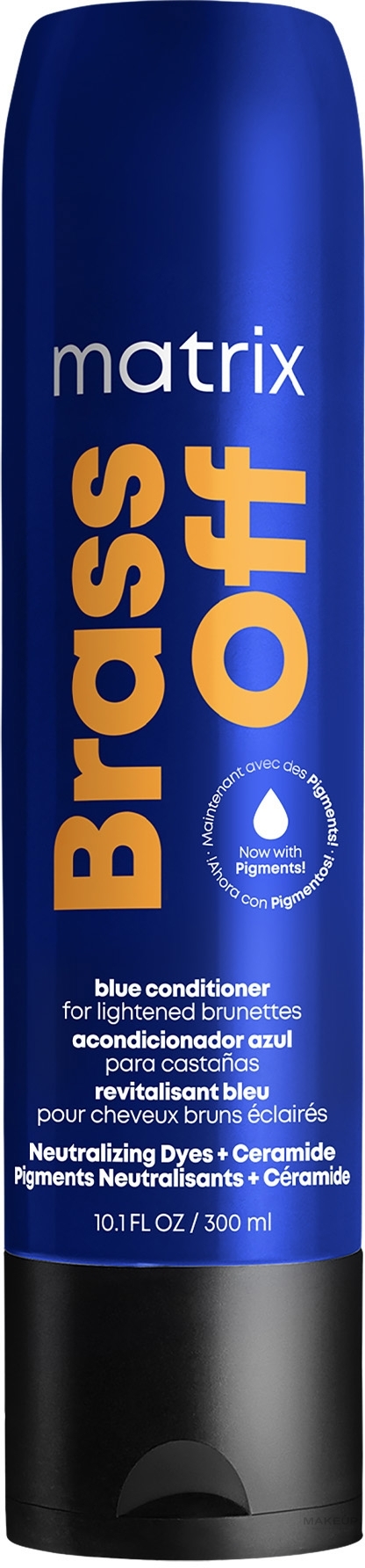 Haarspülung  - Matrix Total Results Brass Off Blue Conditioner  — Bild 300 ml