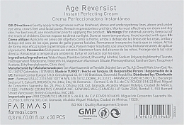 Sofortige Anti-Falten-Creme - Farmasi Dr.C.Tuna Age Reversist Instant Perfecting Cream  — Bild N3