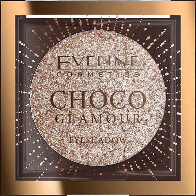 Lidschatten - Eveline Cosmetics Choco Glamour Eyeshadow  — Bild 01 - Moon Sparkle