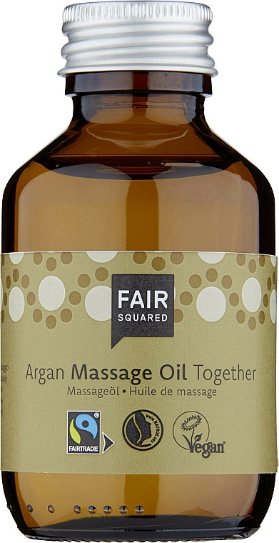 Massageöl mit Argan - Fair Squared Argan Massage Oil Together — Bild N1