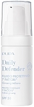 Schützendes Gesichtsfluid - Pupa Daily Defender Protective Fluid 7 Factors Indian Ginseng SPF 50 Coloured — Bild N1