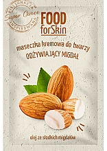 Düfte, Parfümerie und Kosmetik Nährende Creme-Maske für das Gesicht mit süßem Mandelöl - Marion Food for Skin Cream Mask Nourishing Almond